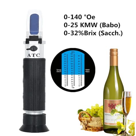 wine refractometer calculator|wine sugar tester.